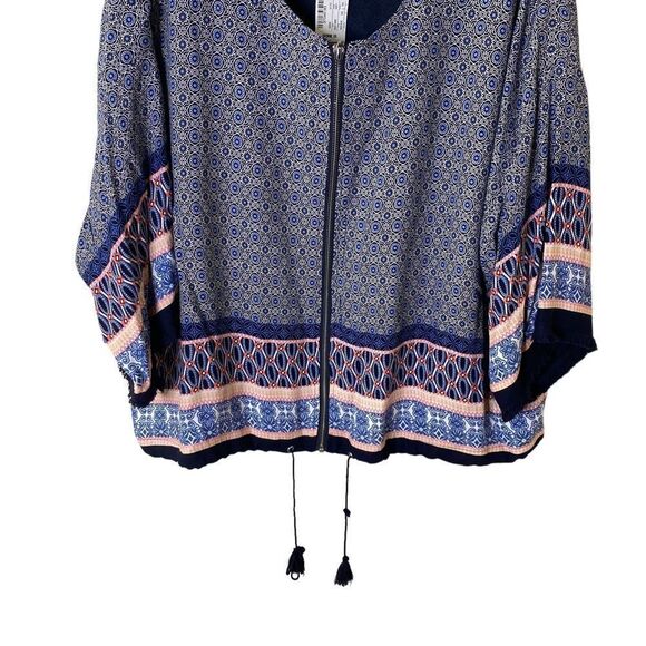 CJ Banks Fringe Sleeve Jacket Sz 2X - Picture 3 of 12